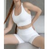 Жіночий безшовний комплект Top 04 + Tracks Push Up 35 (BIANCO)
